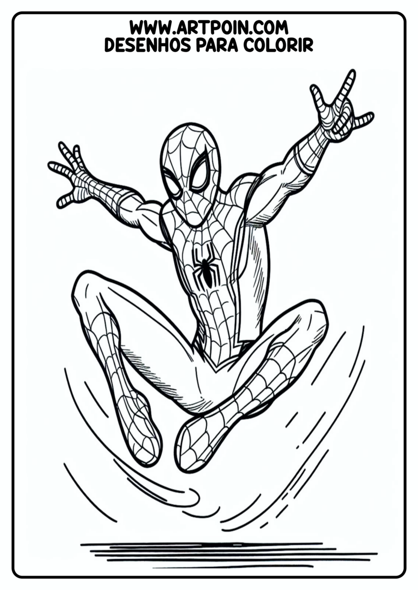 desenho-para-colorir-homem-aranha