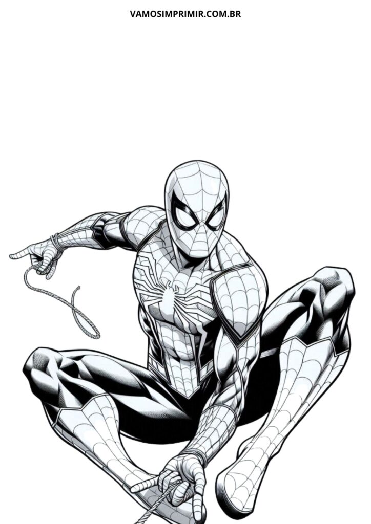 desenho-para-colorir-homem-aranha