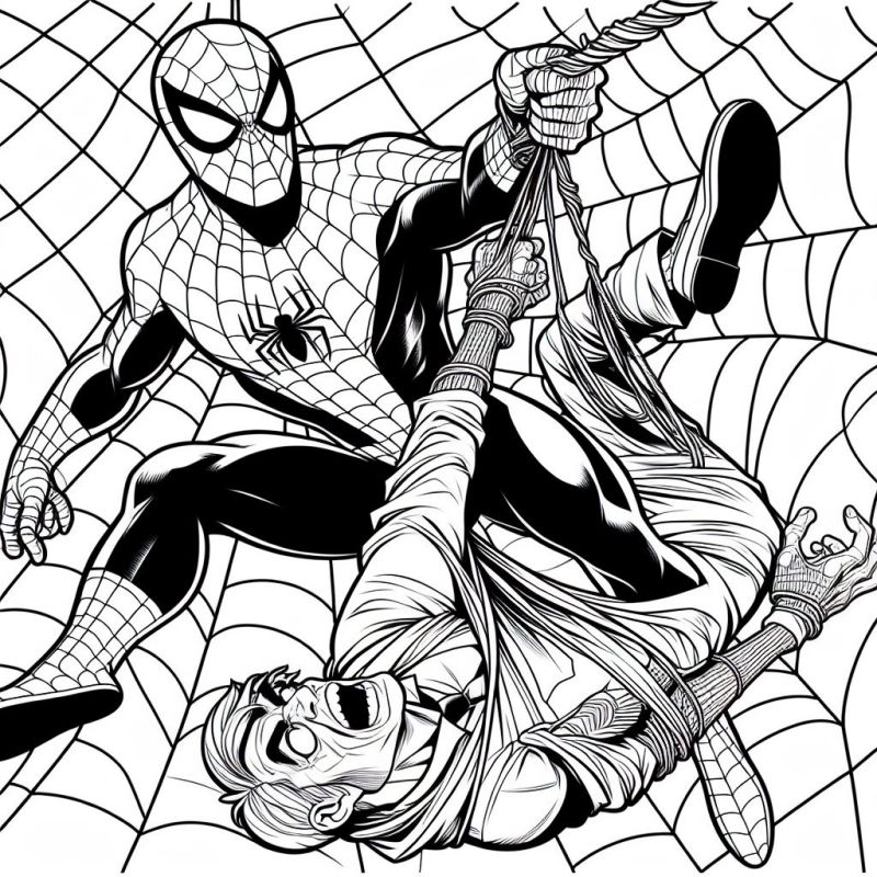 desenho-para-colorir-homem-aranha