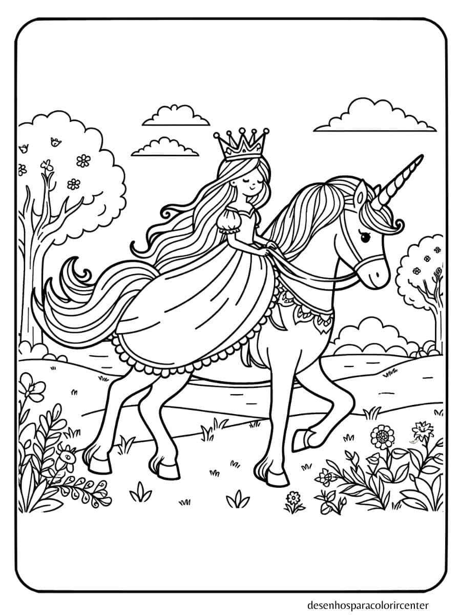 desenho-para-colorir-unicornio