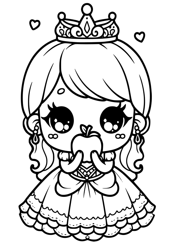 desenho-para-colorir-princesa