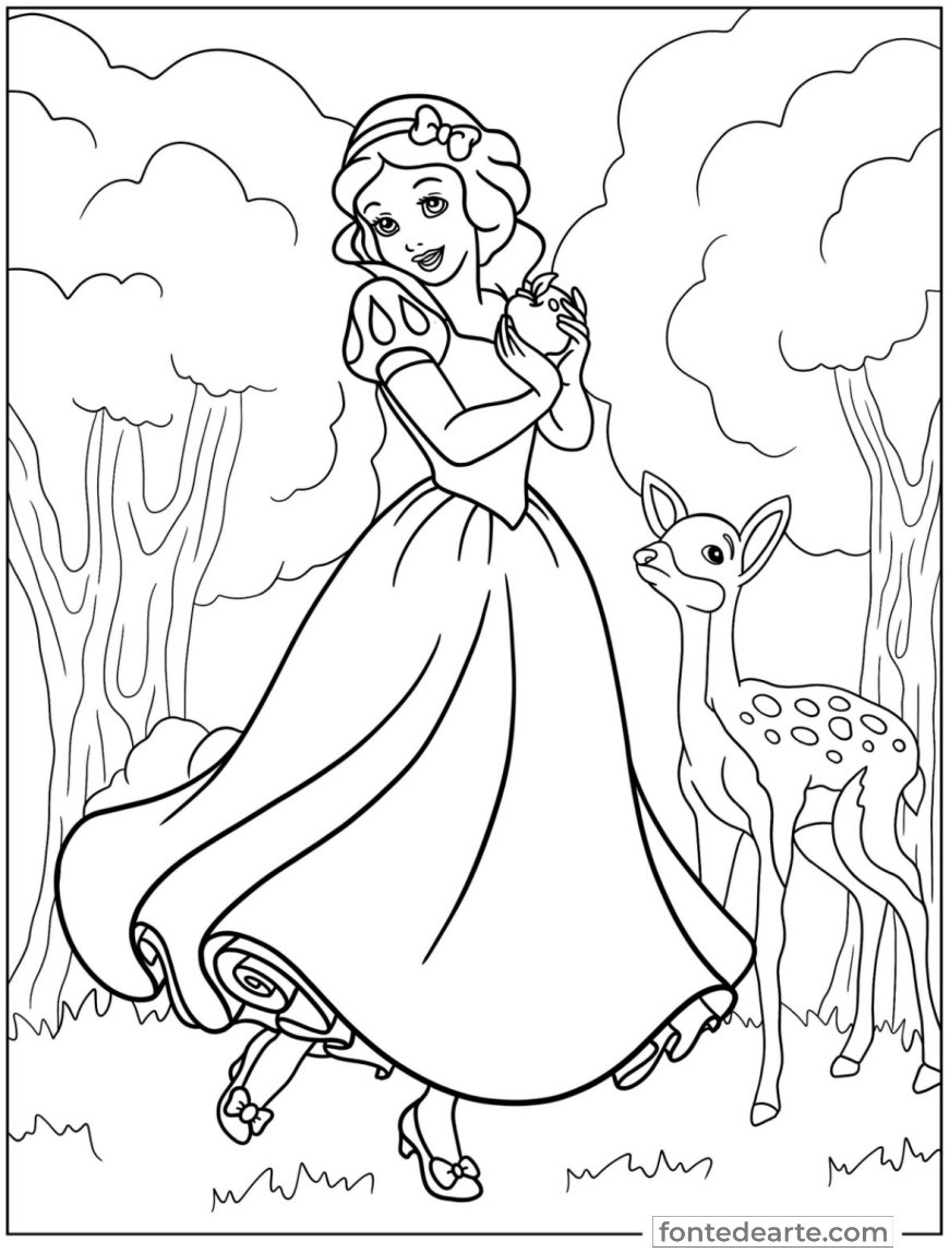 desenho-para-colorir-princesa