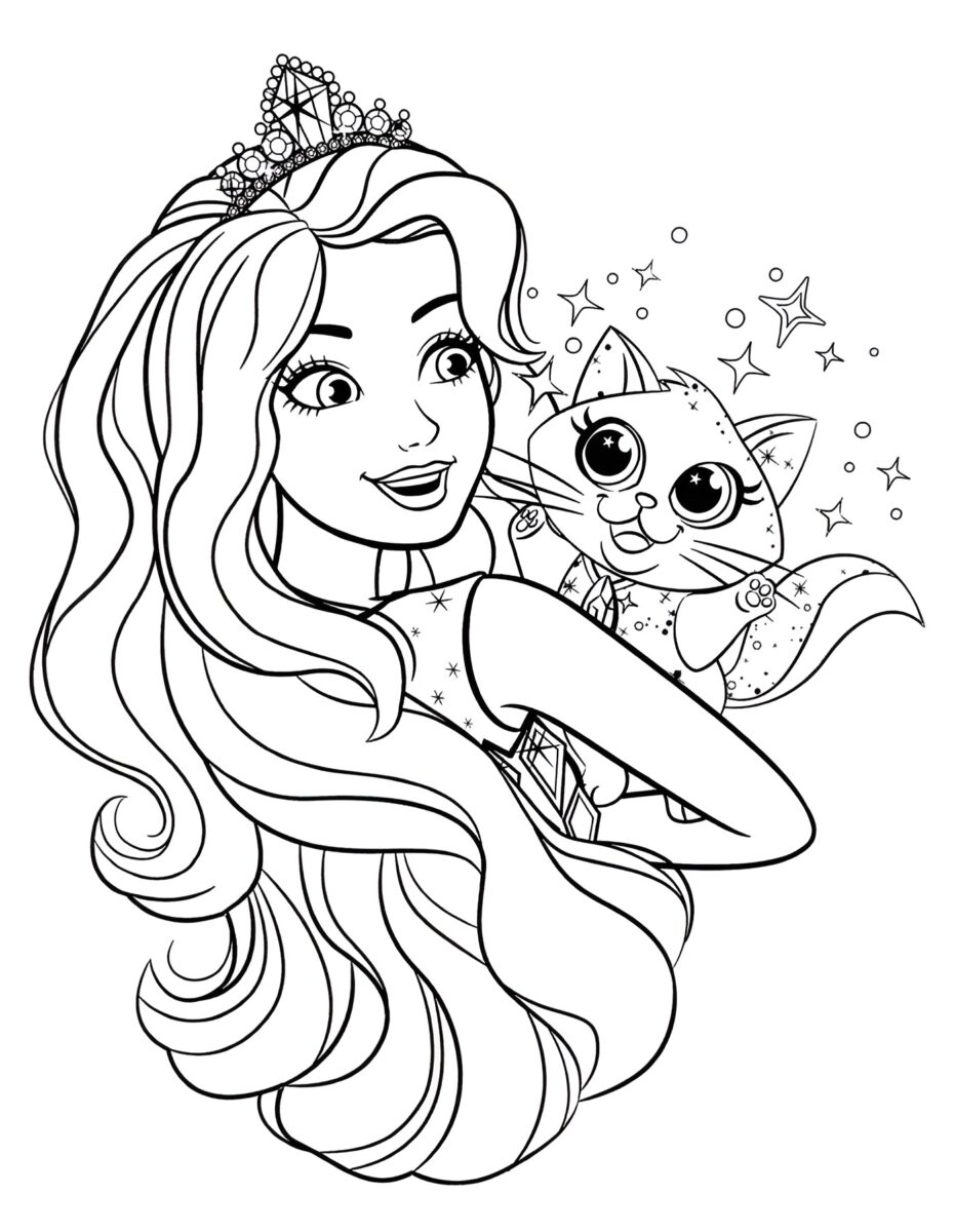 desenho-para-colorir-princesa