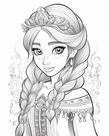 desenho-para-colorir-do-frozen