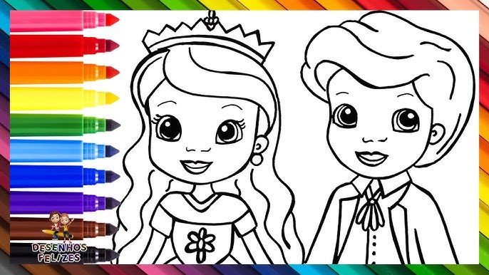 desenho-para-colorir-princesa