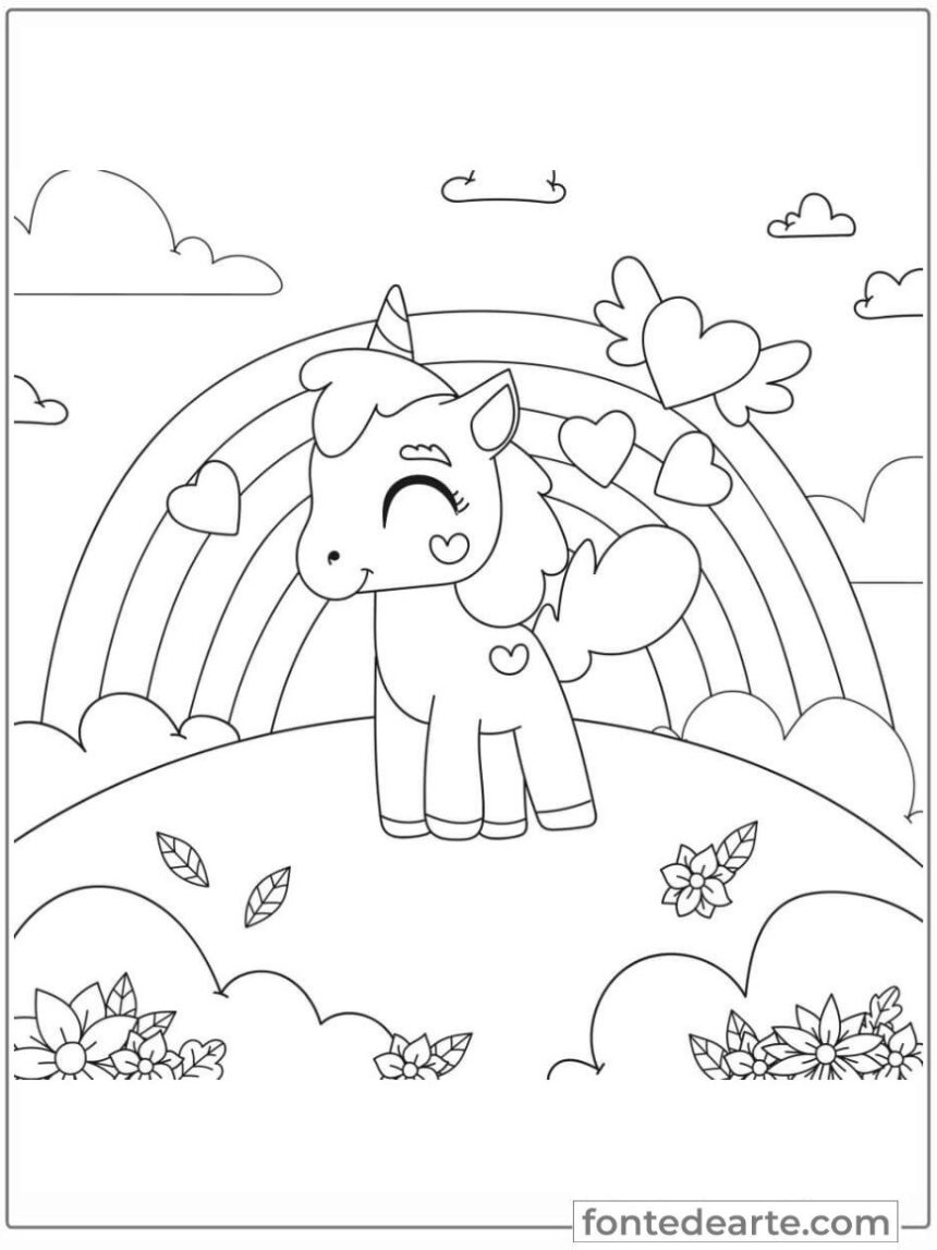 desenho-para-colorir-unicornio