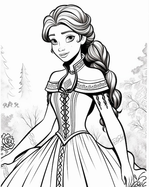 desenho-para-colorir-do-frozen