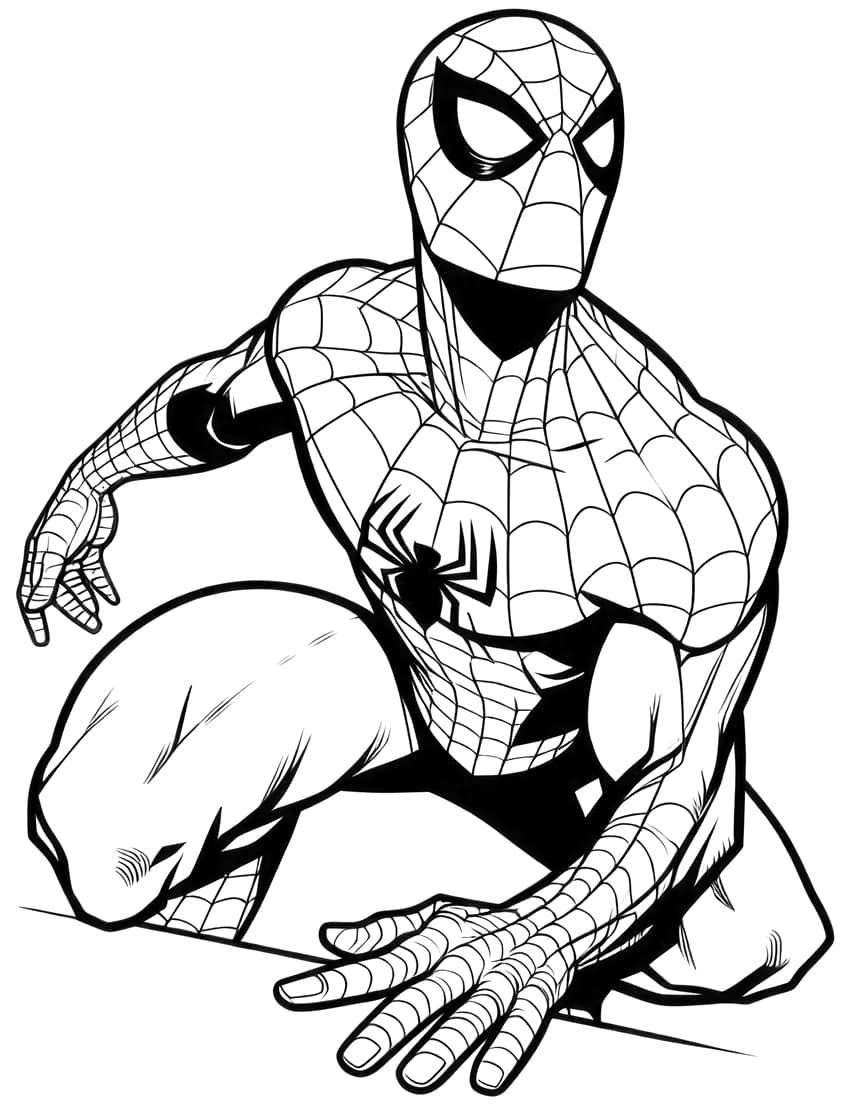 desenho-para-colorir-homem-aranha