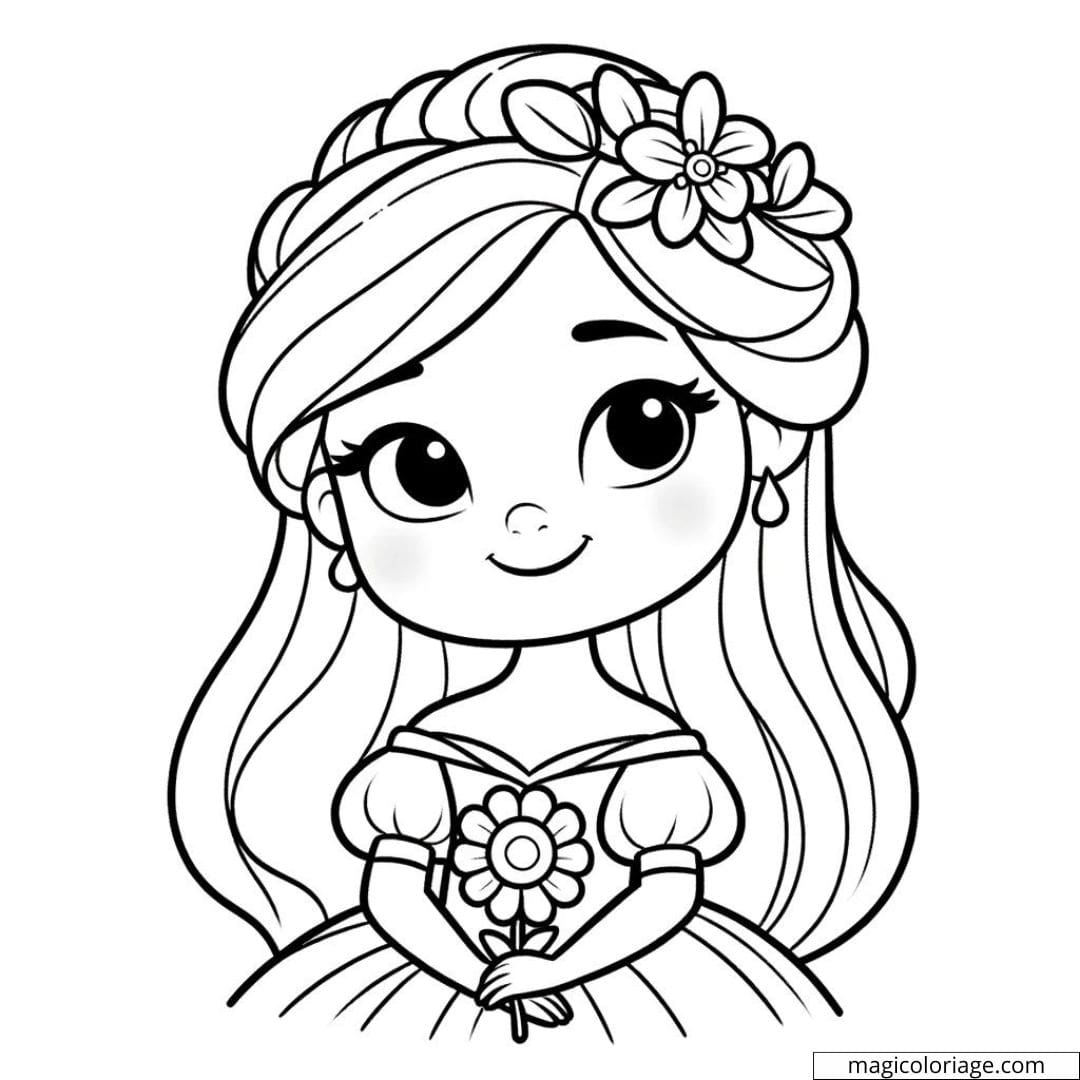 desenho-para-colorir-princesa