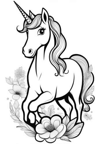 desenho-para-colorir-unicornio