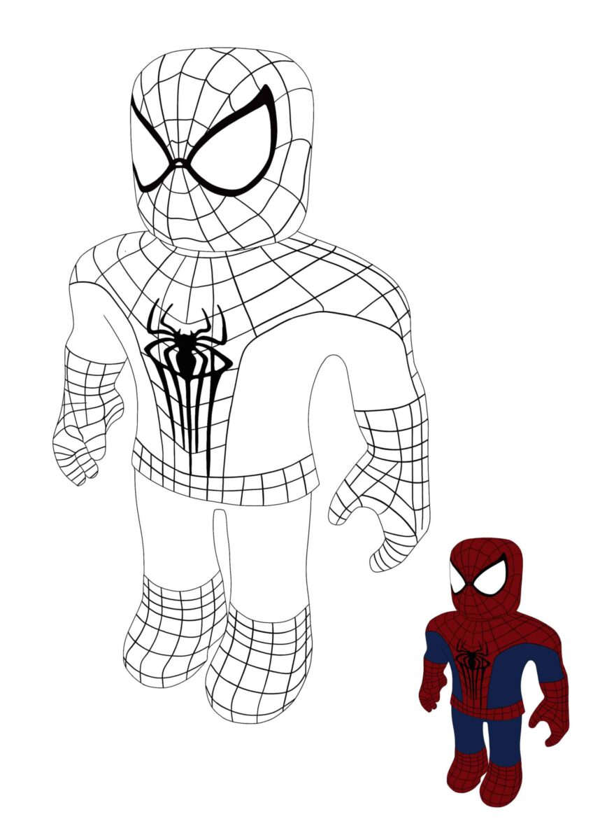 desenho-para-colorir-homem-aranha