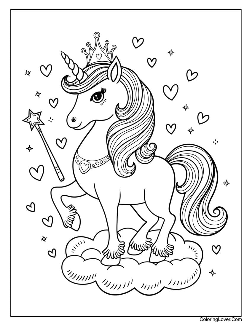 desenho-para-colorir-unicornio