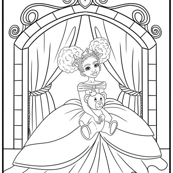 desenho-para-colorir-princesa