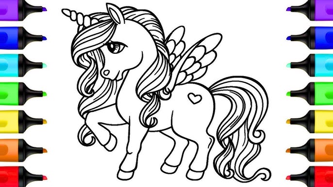 desenho-para-colorir-unicornio