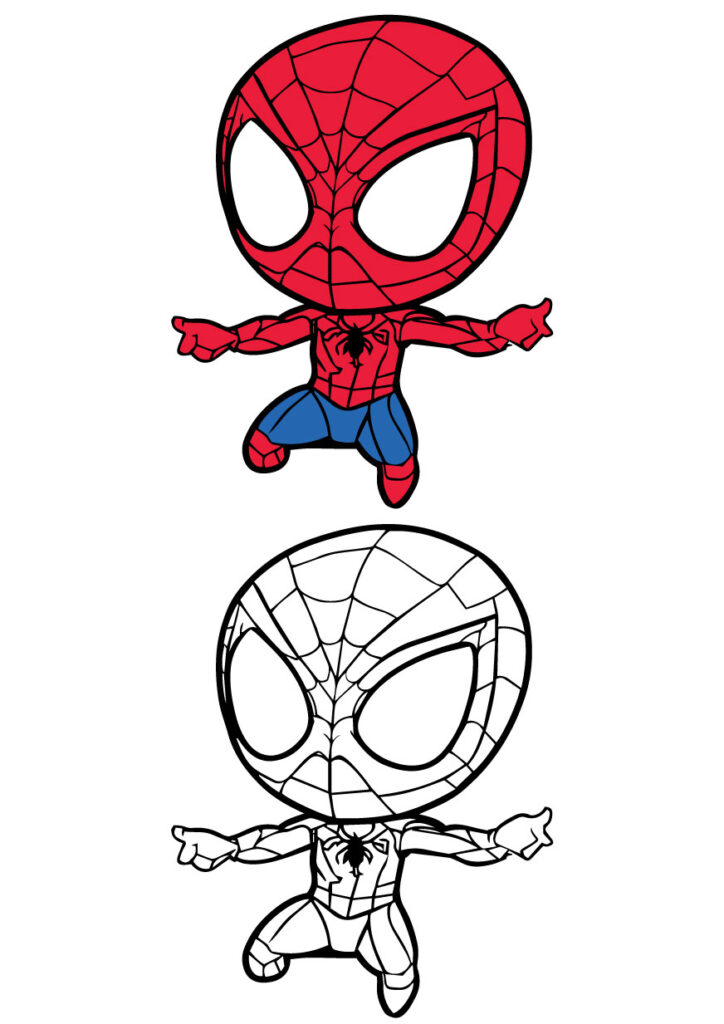 desenho-para-colorir-homem-aranha