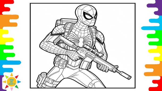 desenho-para-colorir-homem-aranha