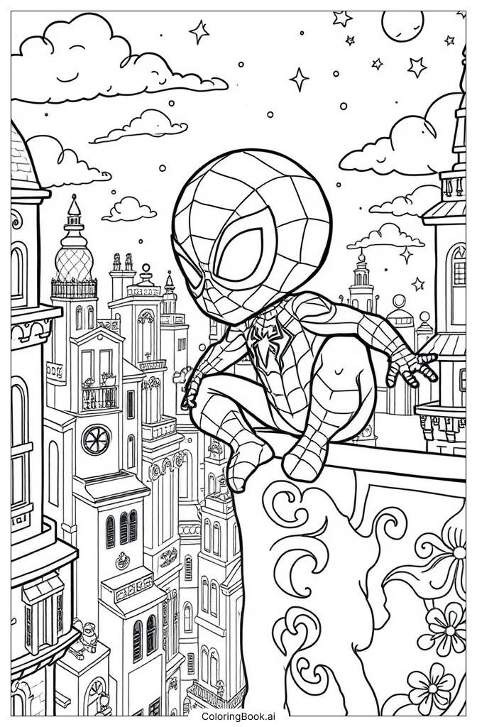 desenho-para-colorir-homem-aranha