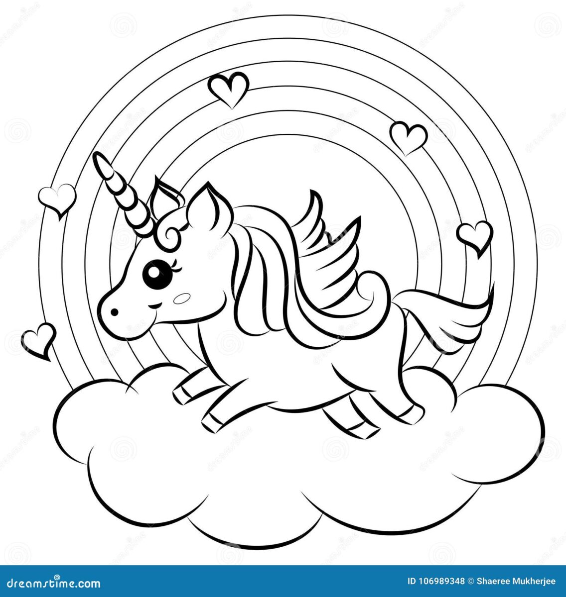 desenho-para-colorir-unicornio