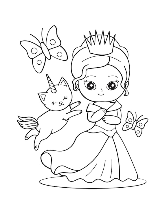 desenho-para-colorir-princesa