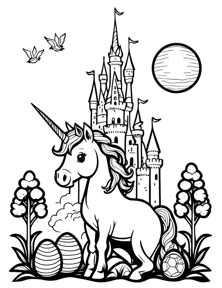 desenho-para-colorir-unicornio