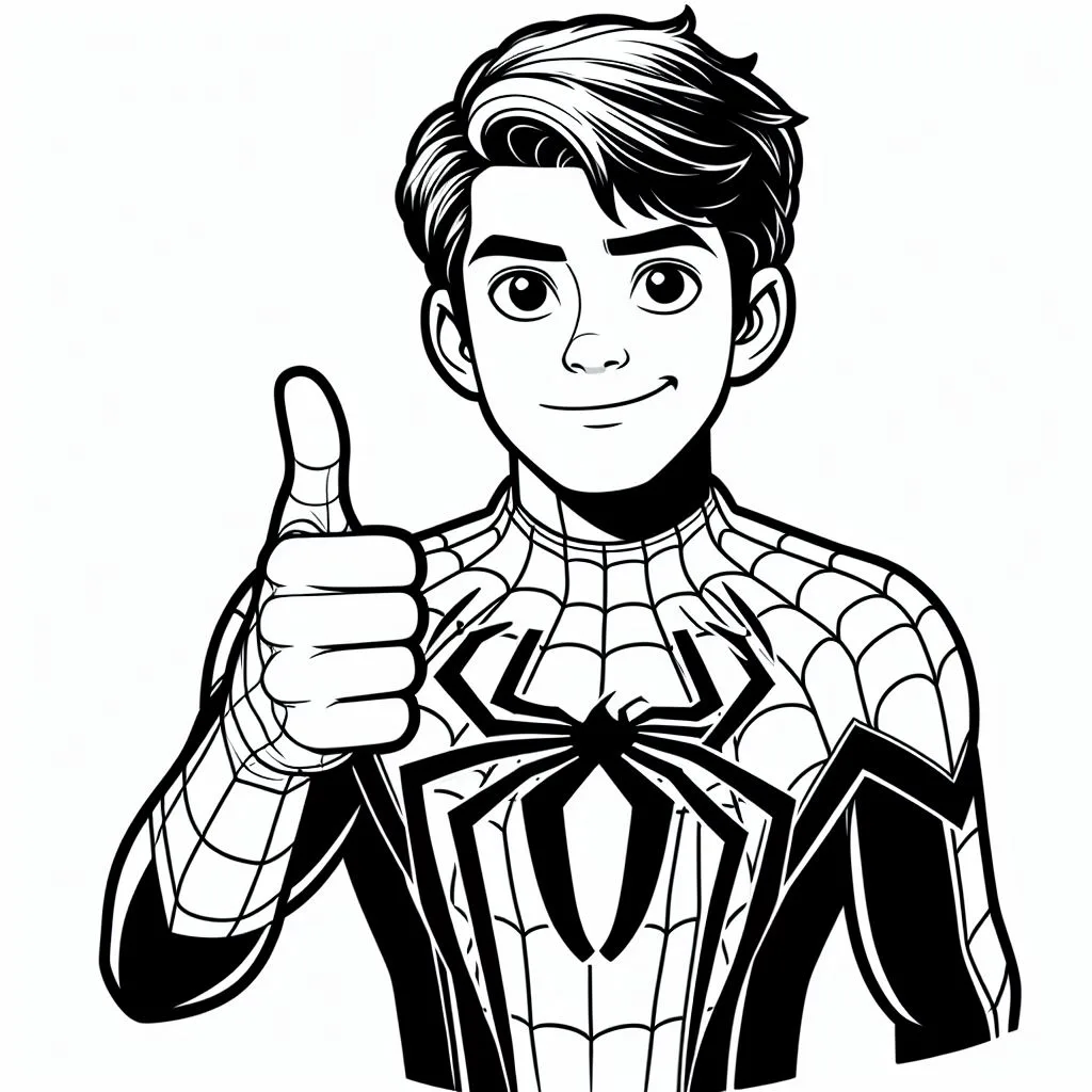 desenho-para-colorir-homem-aranha