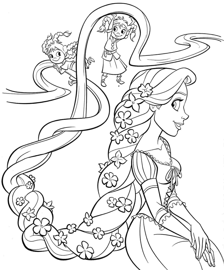 desenho-para-colorir-princesa