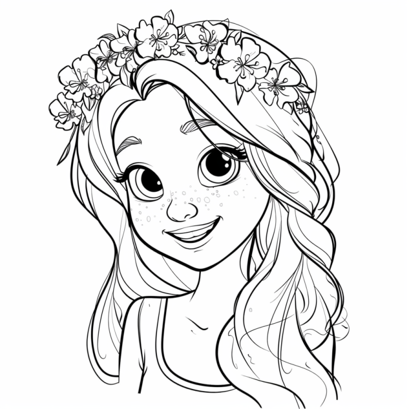 desenho-para-colorir-princesa