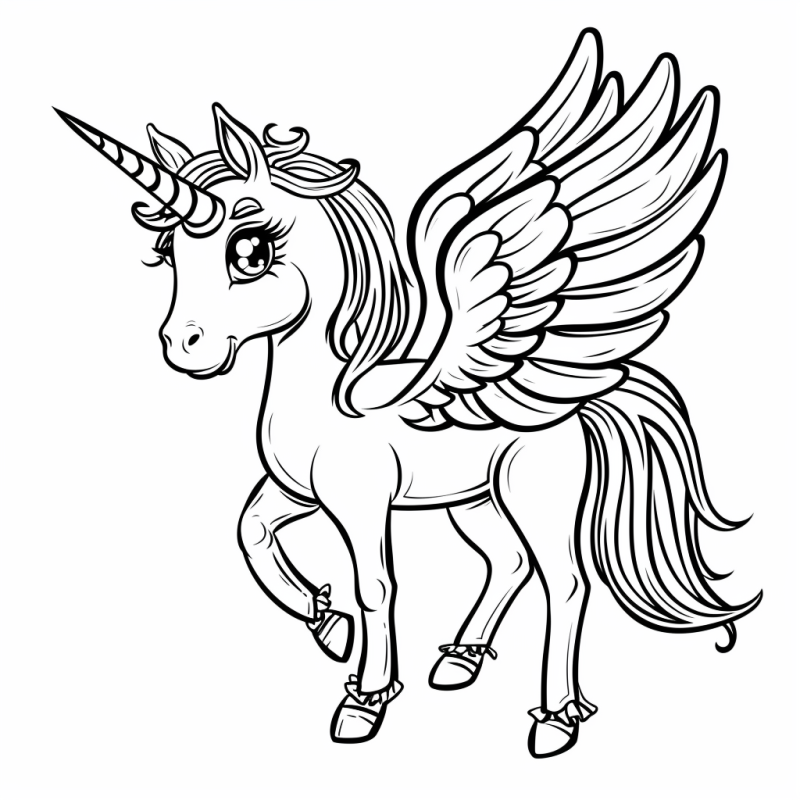 desenho-para-colorir-unicornio