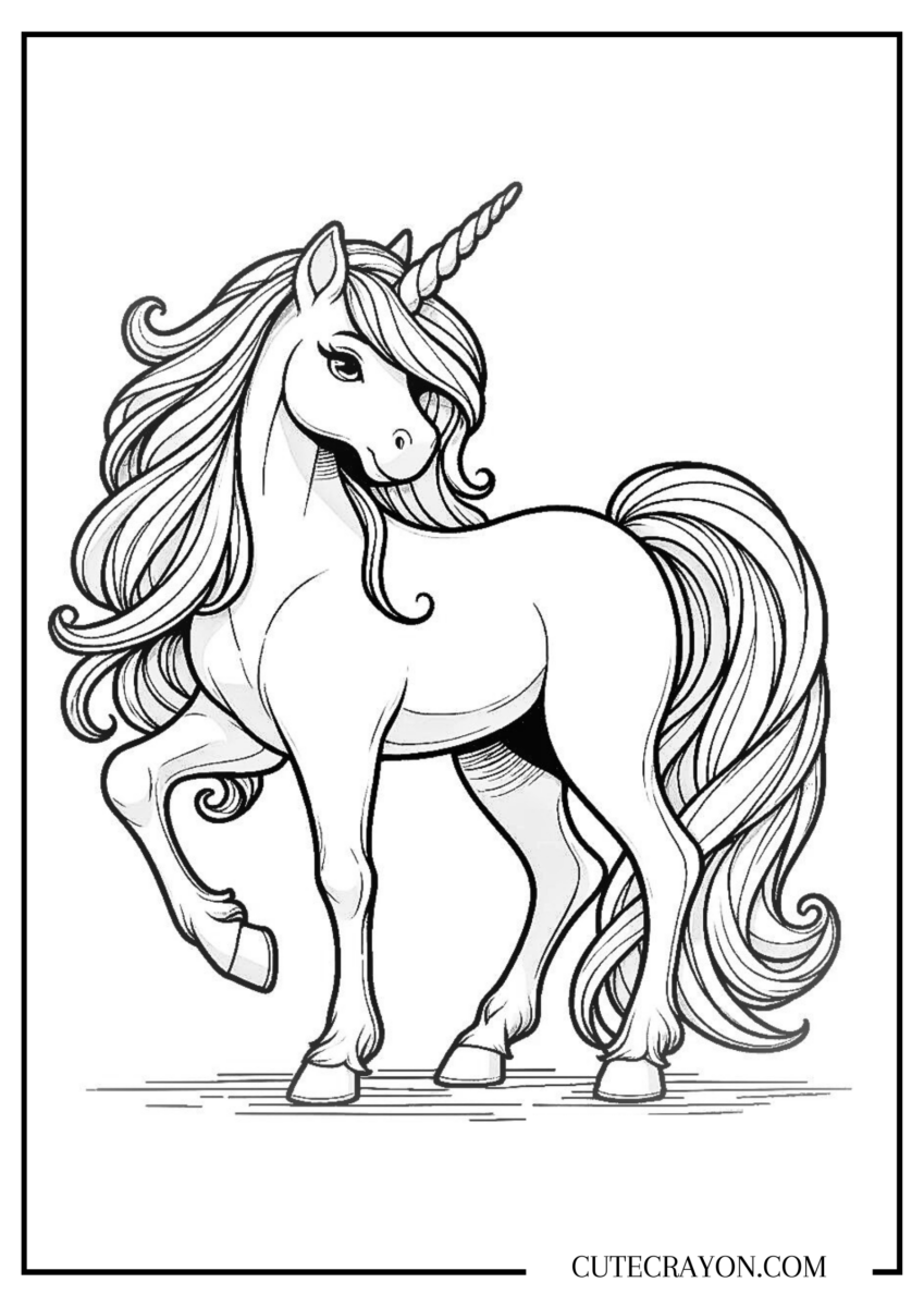 desenho-para-colorir-unicornio