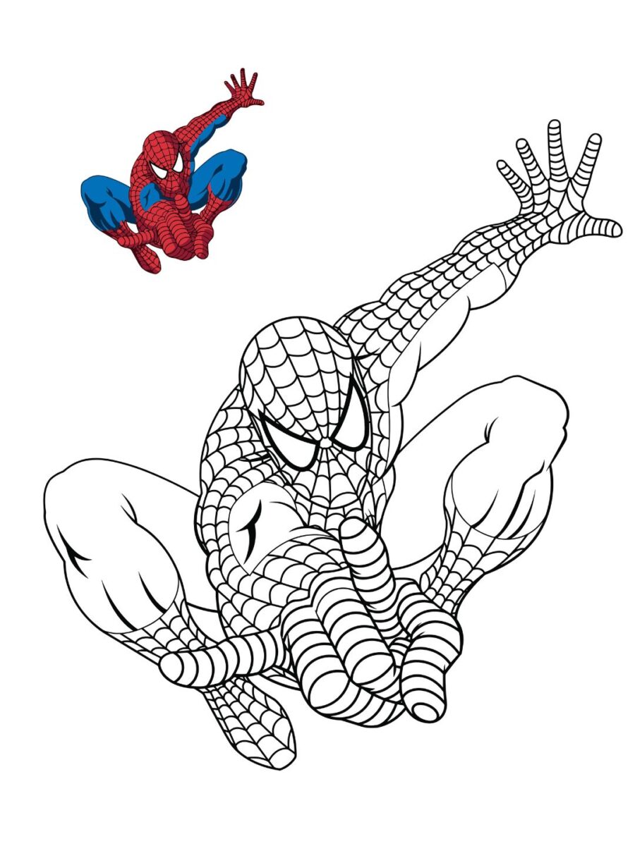 desenho-para-colorir-homem-aranha