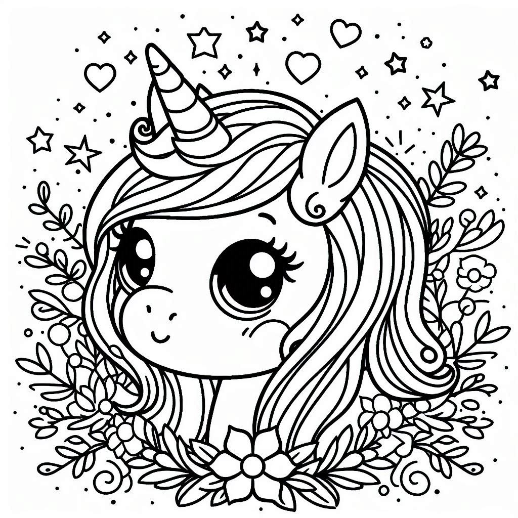 desenho-para-colorir-unicornio