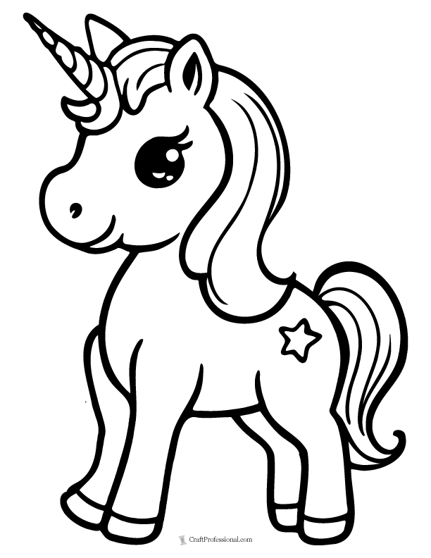 desenho-para-colorir-unicornio