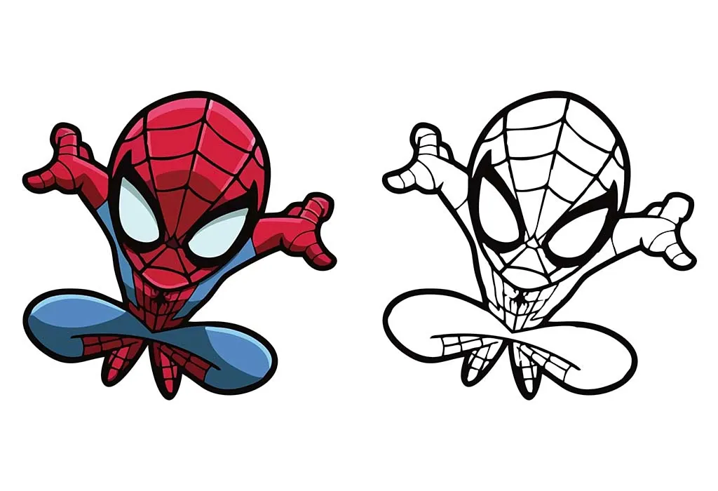 desenho-para-colorir-homem-aranha