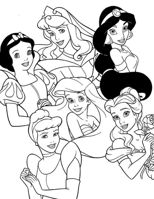 desenho-para-colorir-princesa