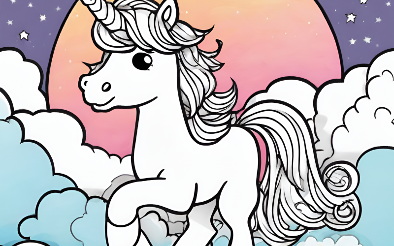 desenho-para-colorir-unicornio