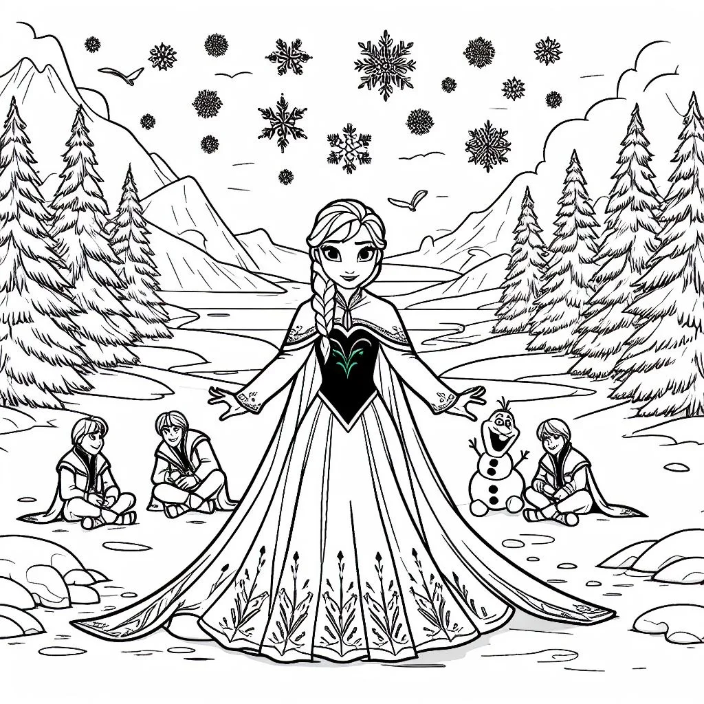 desenho-para-colorir-do-frozen