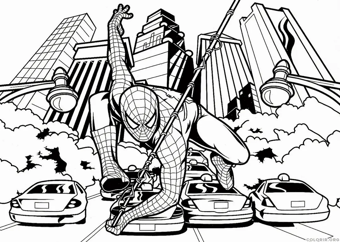 desenho-para-colorir-homem-aranha