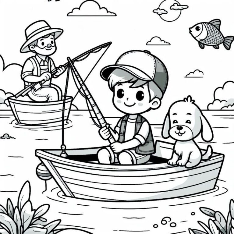 Desenho Para Colorir Menino