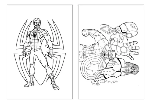 desenho-para-colorir-super-herois