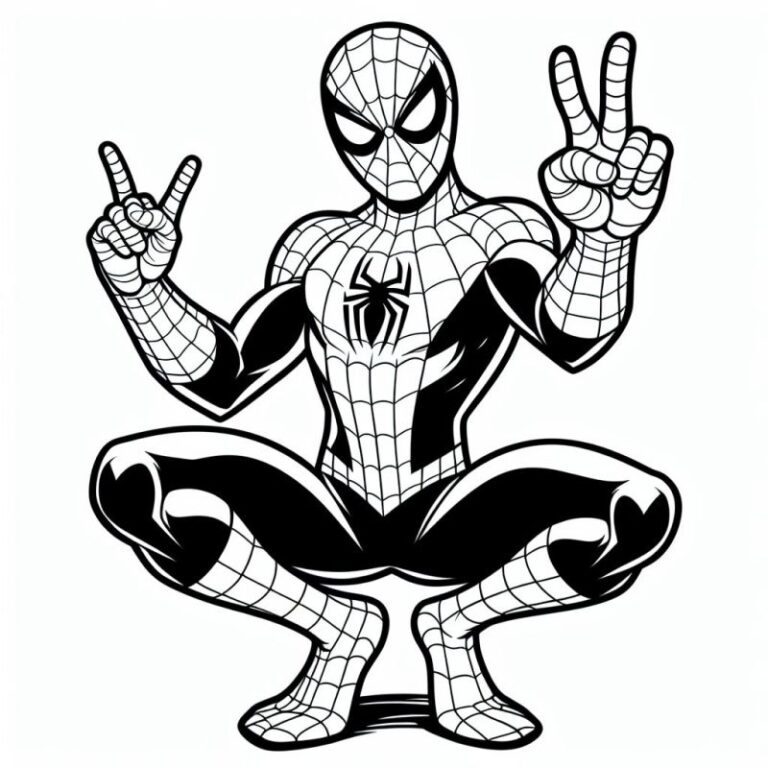 Homem Aranha Desenho Para Colorir