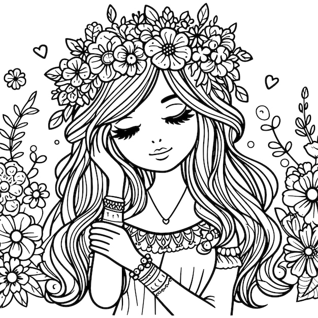 desenho-para-colorir-de-menina