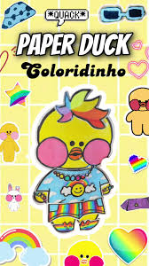 desenho-para-colorir-paper-duck