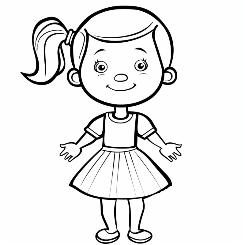 desenho-para-colorir-de-menina