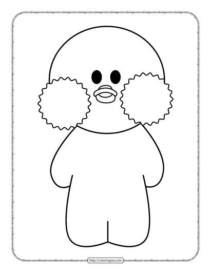 desenho-para-colorir-paper-duck