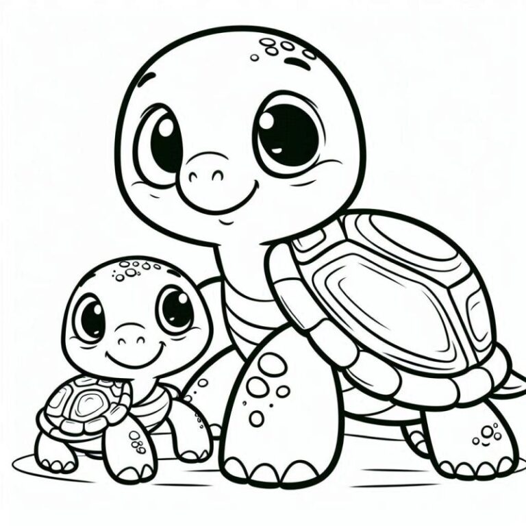 Tartaruga Desenho Para Colorir