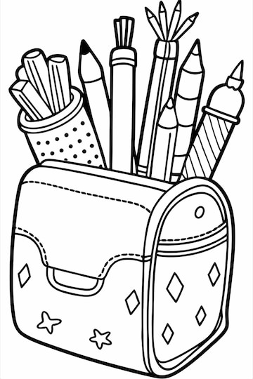 imagem de escola desenho para colorir