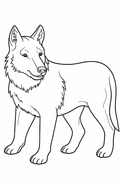 lobisomem desenho para colorir