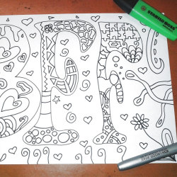 coloring page tumblr bff