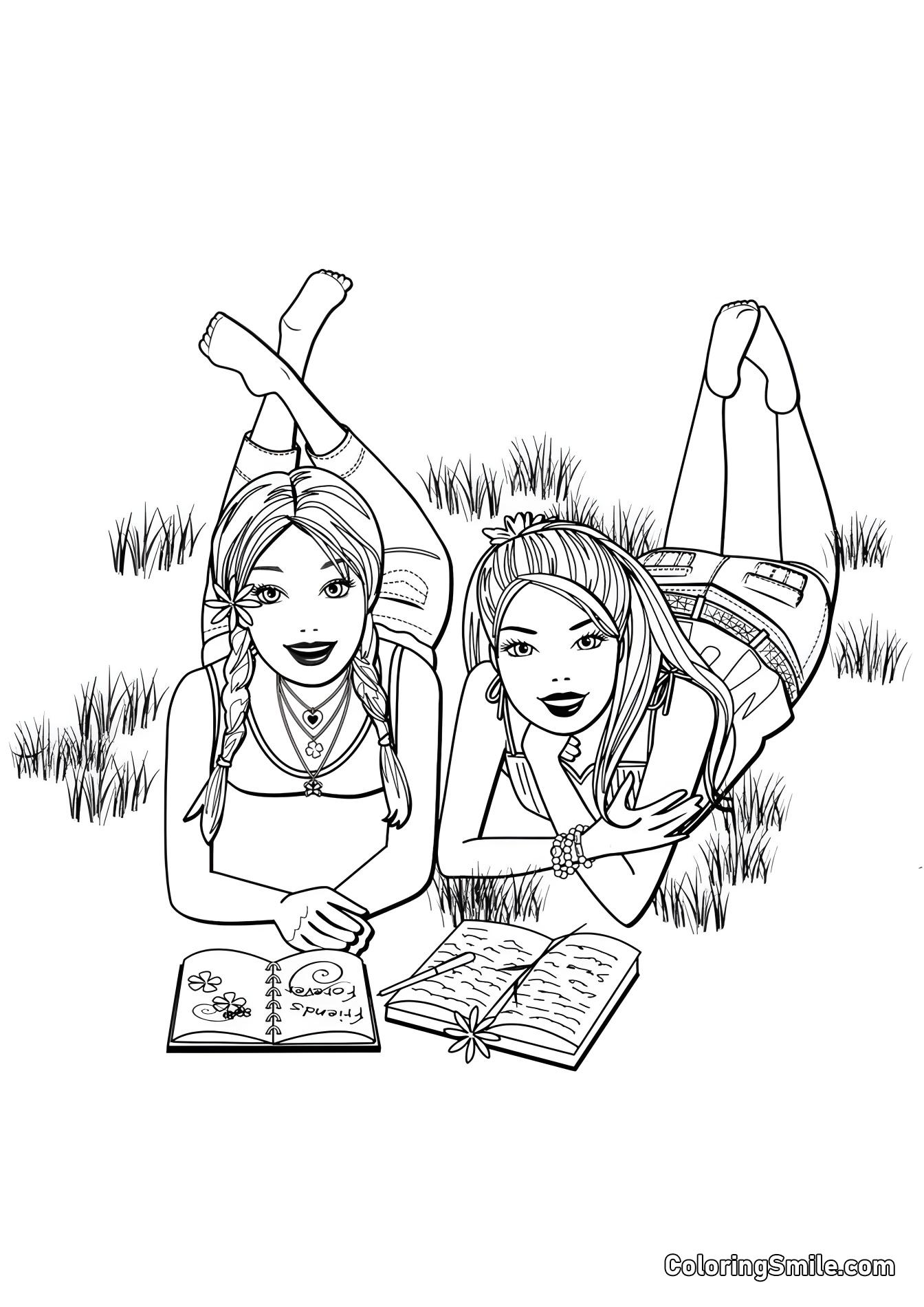 coloring page tumblr bff