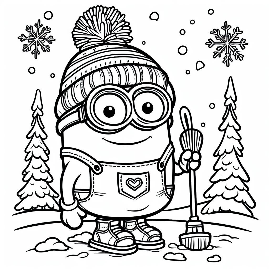desenho-para-colorir-minions